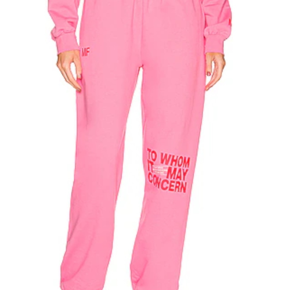 The Mayfair Group - To Whom it May Concern Hot Pink Sweatpants